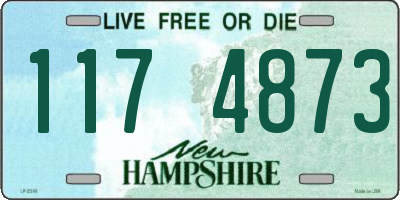 NH license plate 1174873
