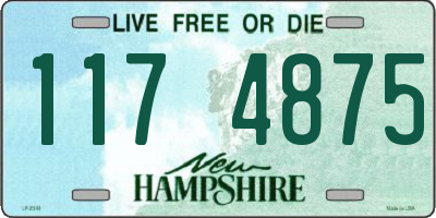 NH license plate 1174875