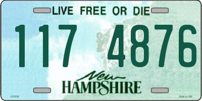 NH license plate 1174876