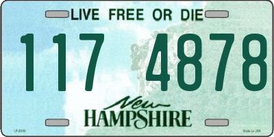 NH license plate 1174878