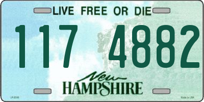 NH license plate 1174882