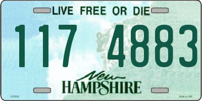 NH license plate 1174883