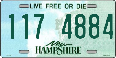 NH license plate 1174884