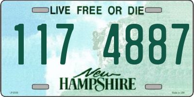 NH license plate 1174887