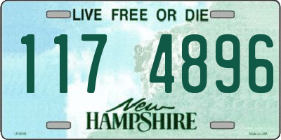 NH license plate 1174896