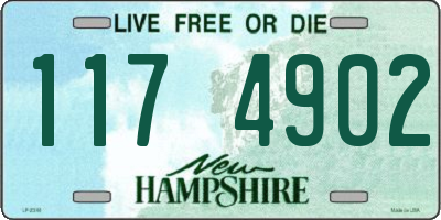 NH license plate 1174902