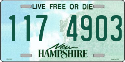 NH license plate 1174903