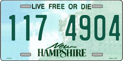NH license plate 1174904