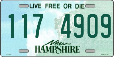 NH license plate 1174909