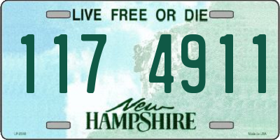 NH license plate 1174911