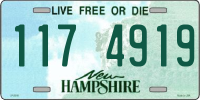 NH license plate 1174919