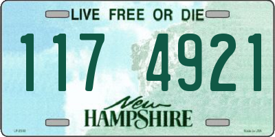 NH license plate 1174921