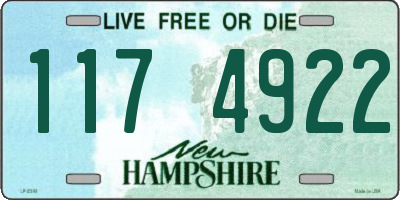 NH license plate 1174922