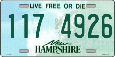 NH license plate 1174926