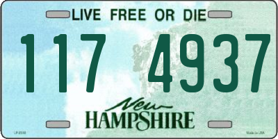 NH license plate 1174937