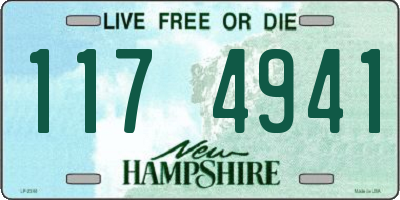 NH license plate 1174941