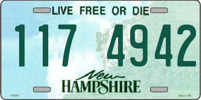 NH license plate 1174942
