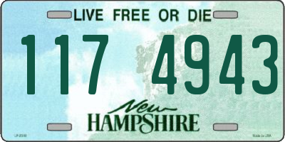 NH license plate 1174943