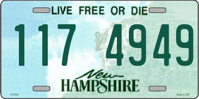 NH license plate 1174949