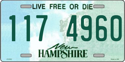 NH license plate 1174960
