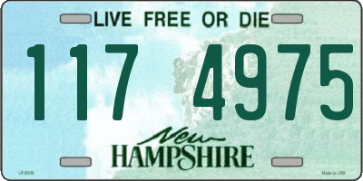 NH license plate 1174975