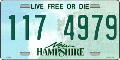 NH license plate 1174979