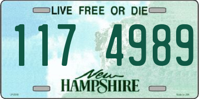NH license plate 1174989
