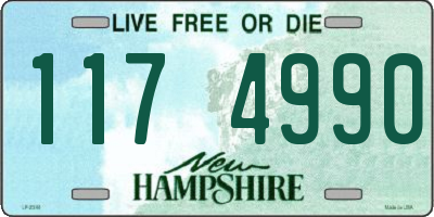 NH license plate 1174990