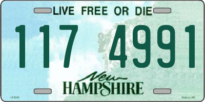 NH license plate 1174991