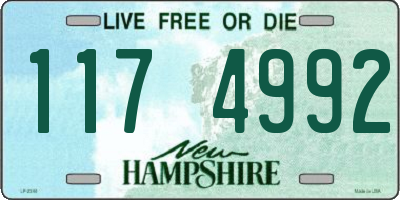 NH license plate 1174992
