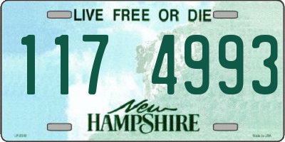 NH license plate 1174993
