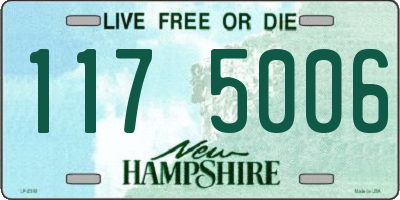 NH license plate 1175006