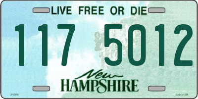 NH license plate 1175012