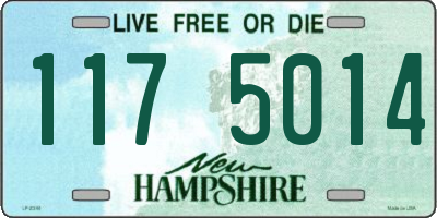 NH license plate 1175014
