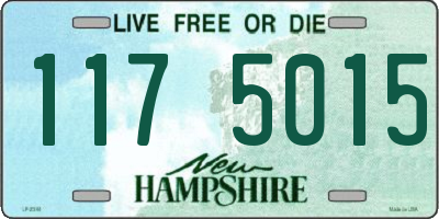 NH license plate 1175015