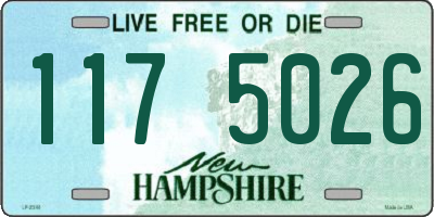 NH license plate 1175026