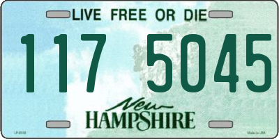 NH license plate 1175045