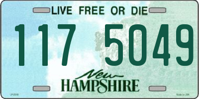 NH license plate 1175049