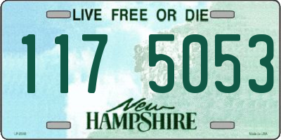 NH license plate 1175053