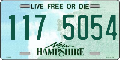 NH license plate 1175054