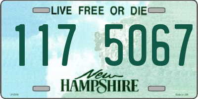 NH license plate 1175067