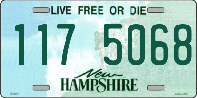 NH license plate 1175068