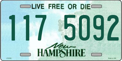 NH license plate 1175092