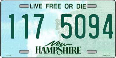 NH license plate 1175094