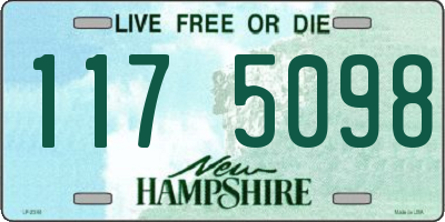NH license plate 1175098