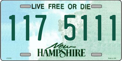NH license plate 1175111