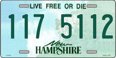 NH license plate 1175112