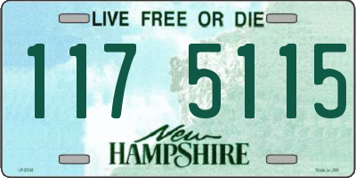 NH license plate 1175115