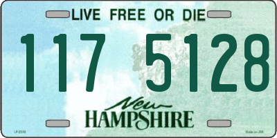 NH license plate 1175128