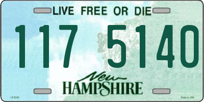 NH license plate 1175140